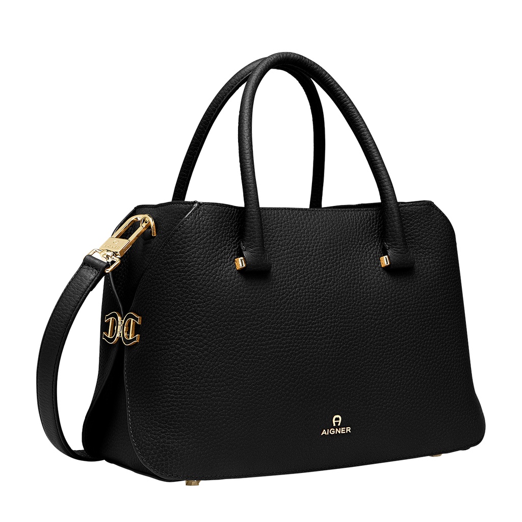MILANO Handbag M, black | AIGNER JAPAN WEBSITE